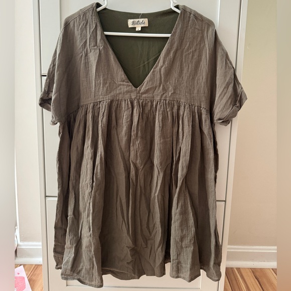 Flowy Babydoll Dress - Picture 1 of 3